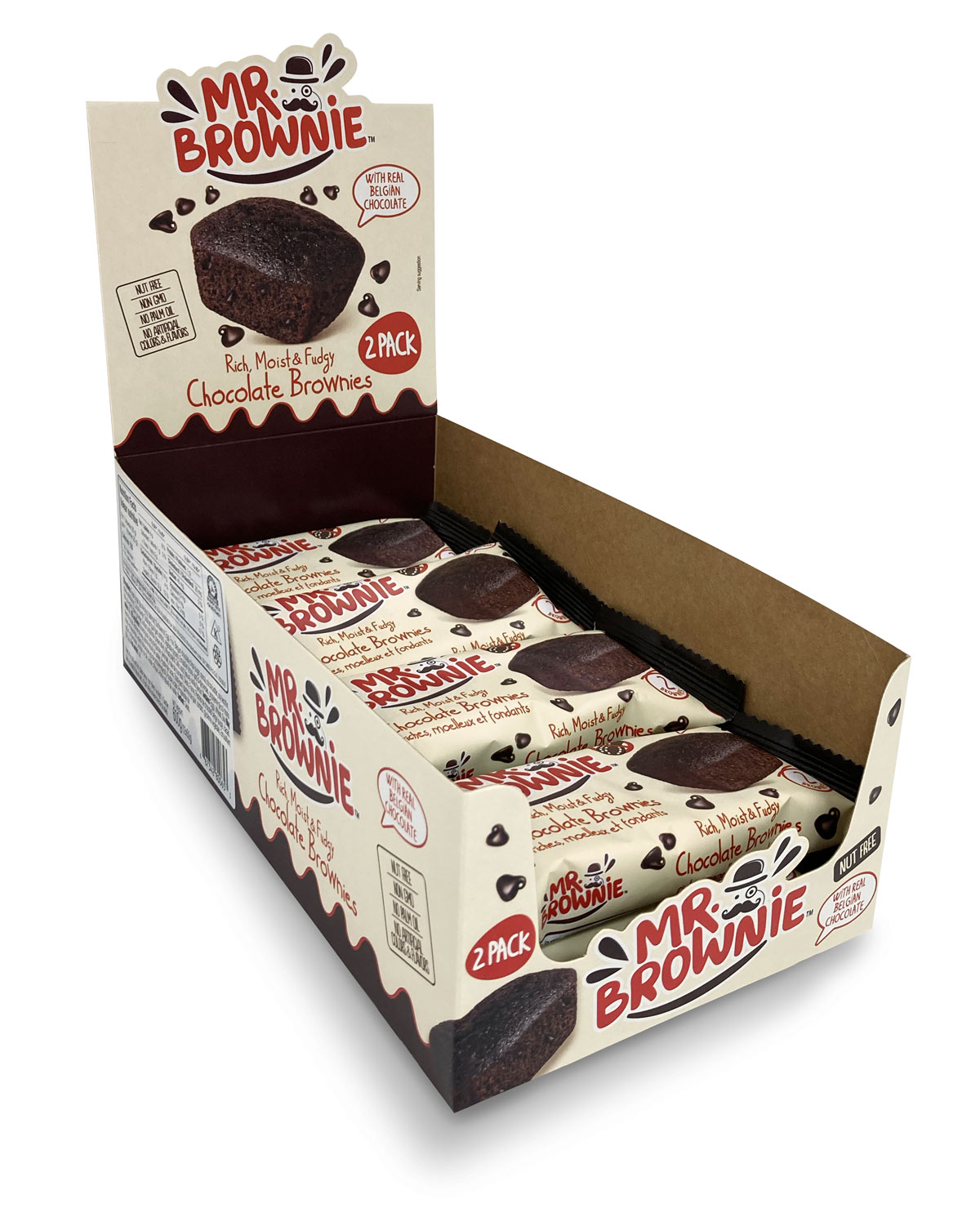 Producto - Caja expositor Mr. Brownie